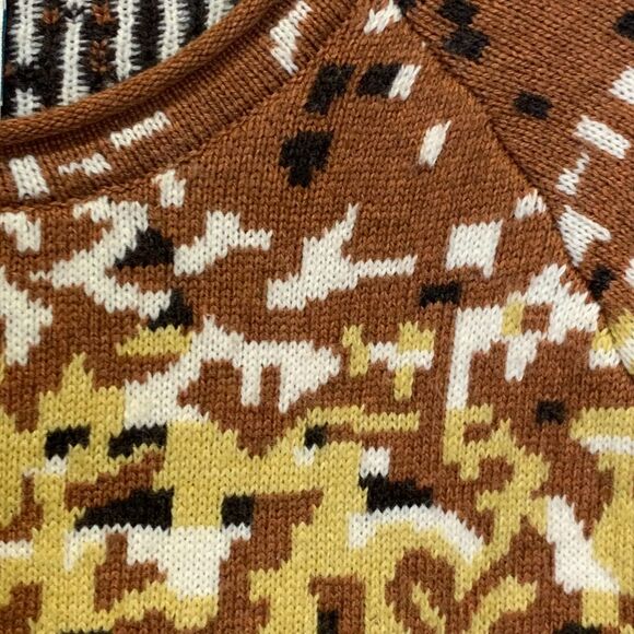 Sundance Artist’s Desire Crew Pullover Sweater Cotton Lambswool Cashmere Medium - Picture 4 of 12